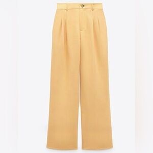 Zara Pleated Orange Pants